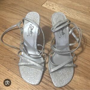 Starlet glitter sparkly heels strappy heels pumps